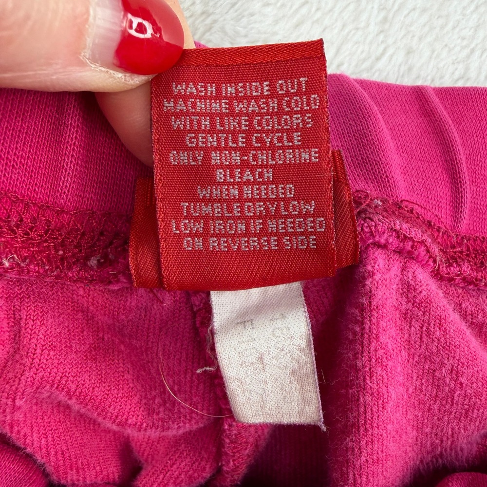 VTG Y2K Mossimo S Small Velour Pants Pink Flare Leg Low Rise Drawstring Hip Hop - Picture 7 of 14